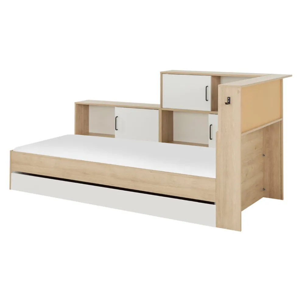 MID.YOU Bett Erwan kastanienbraun, weiss Outlet