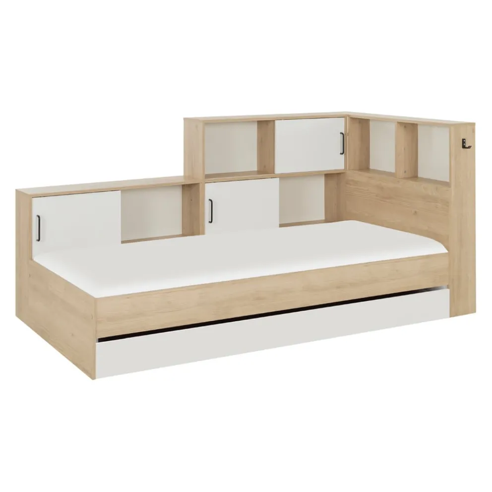 MID.YOU Bett Erwan kastanienbraun, weiss Outlet