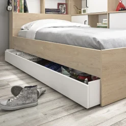 MID.YOU Bett Erwan kastanienbraun, weiss Outlet