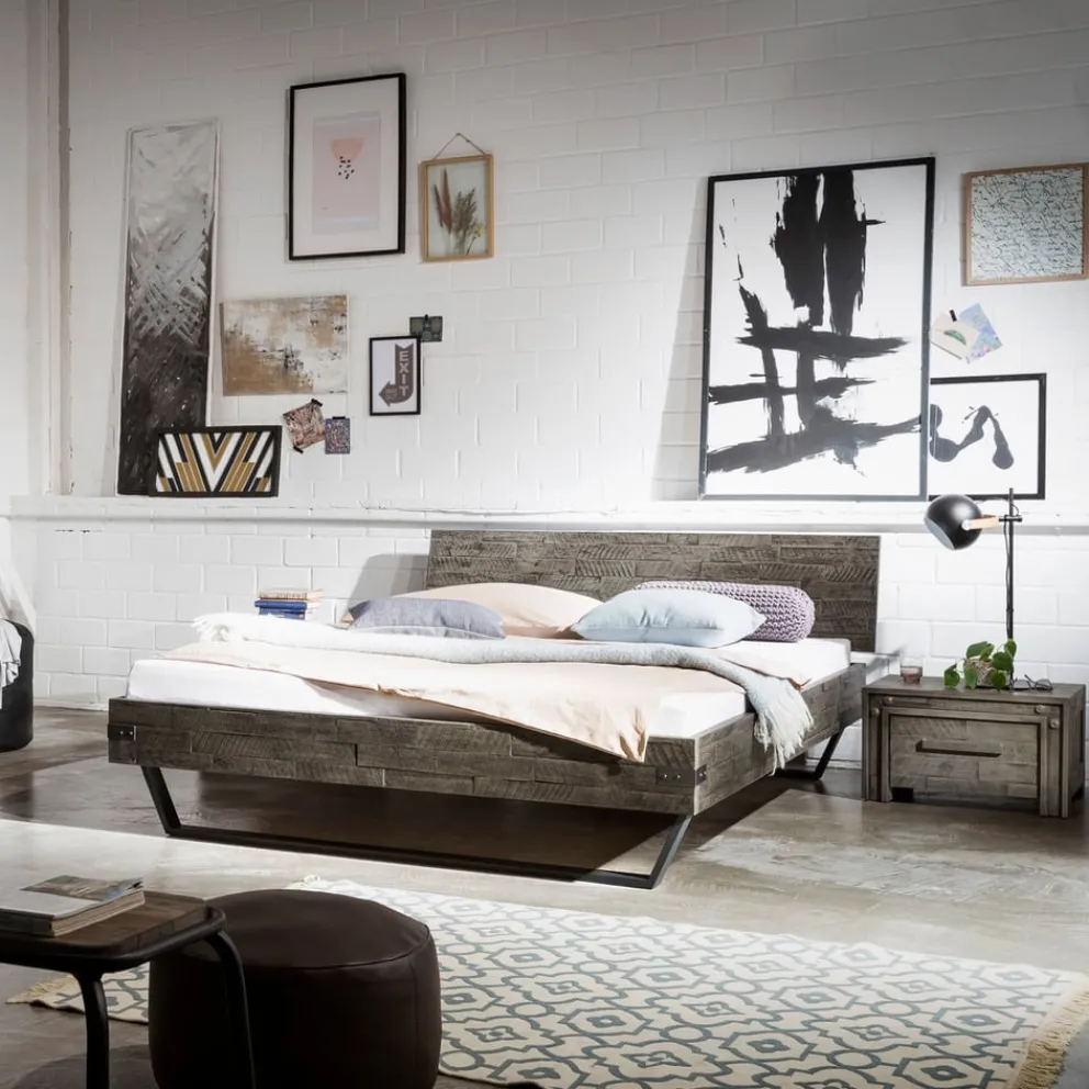 HASENA Bett Ezzo Vintage grey 64