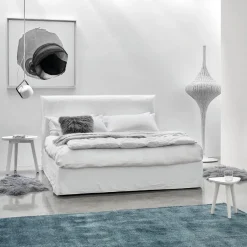 Gervasoni Bett Ghost NATURAL Lino Bianco / Kat. B (1000)