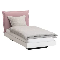 PAIDI Bett Home Base rosa, weiss