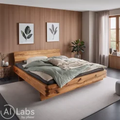 VALNATURA Bett Lignum Plus wildeichefarbig Hot