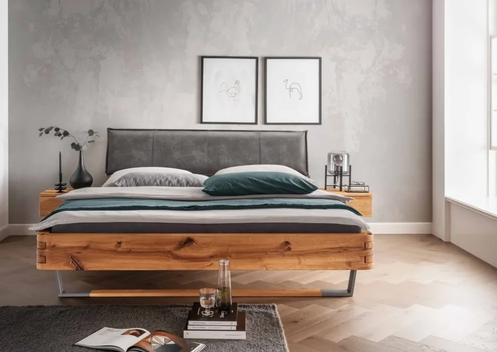 VALNATURA Bett Lignum Plus wildeichefarbig Outlet