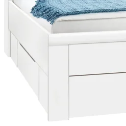 Xora Bett Lindau-201 grau, weiss New