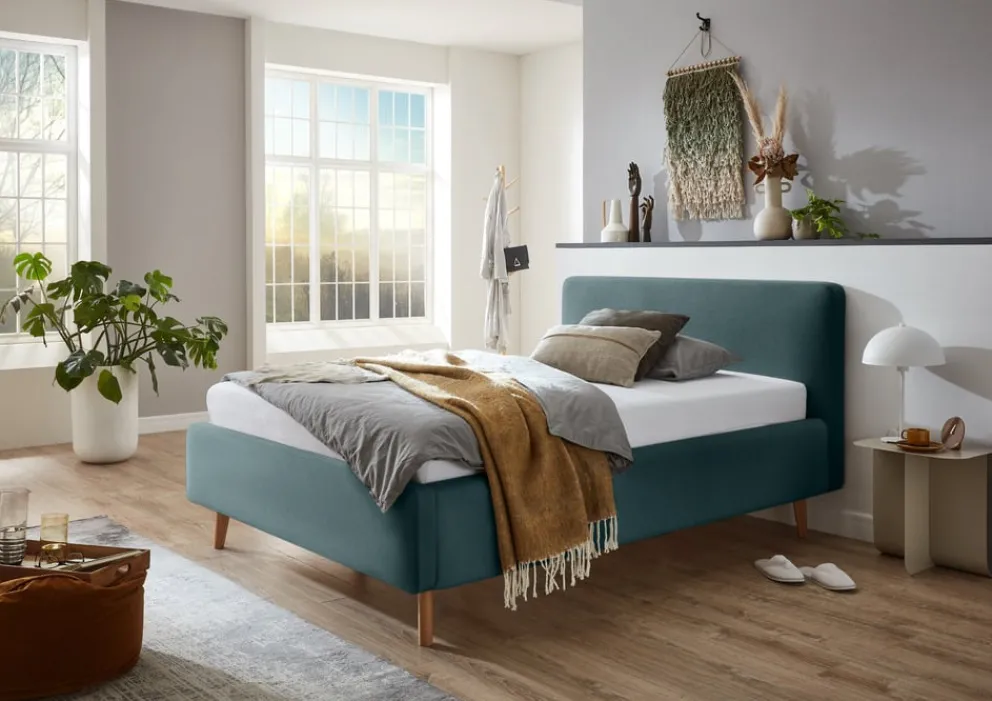 Novel Bett Mattis_8096 Nordic 12 eisblau Outlet