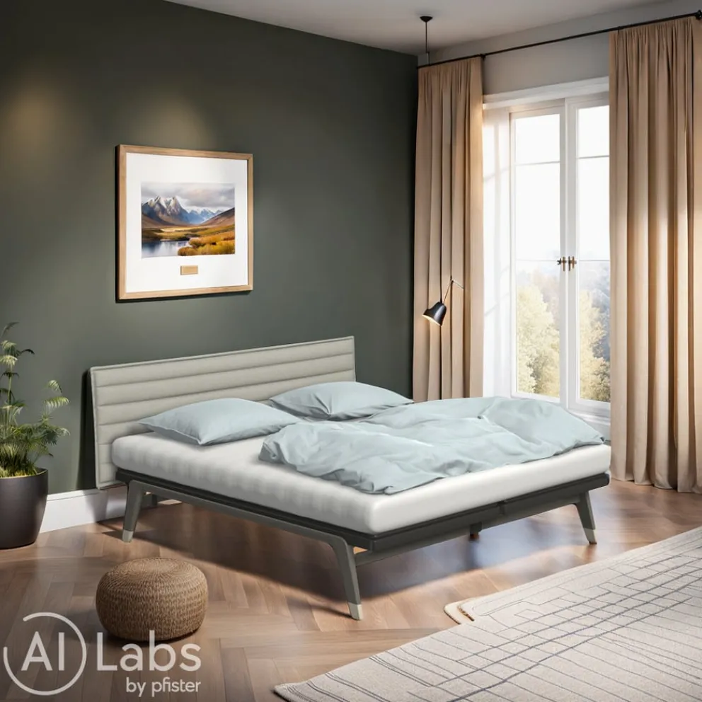Auping Bett Original 04 warm grey, 05 sand beige