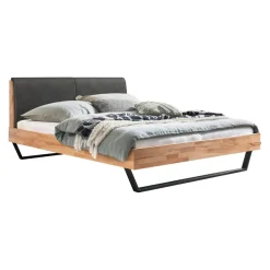 HASENA Bett Pietro 80 Kernbuche natur, KUL pronto smoke 336 New