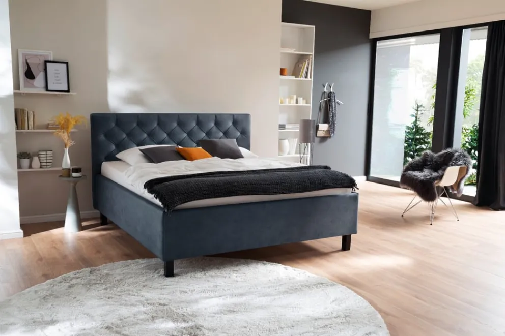 Novel Bett San Remo taubenblau Sale