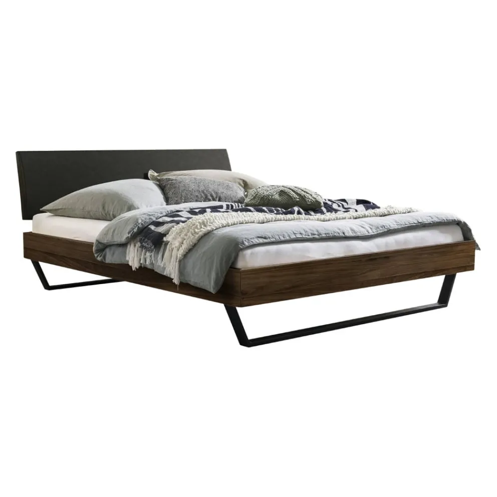 HASENA Bett Sariano Nussbaum geölt-82 New