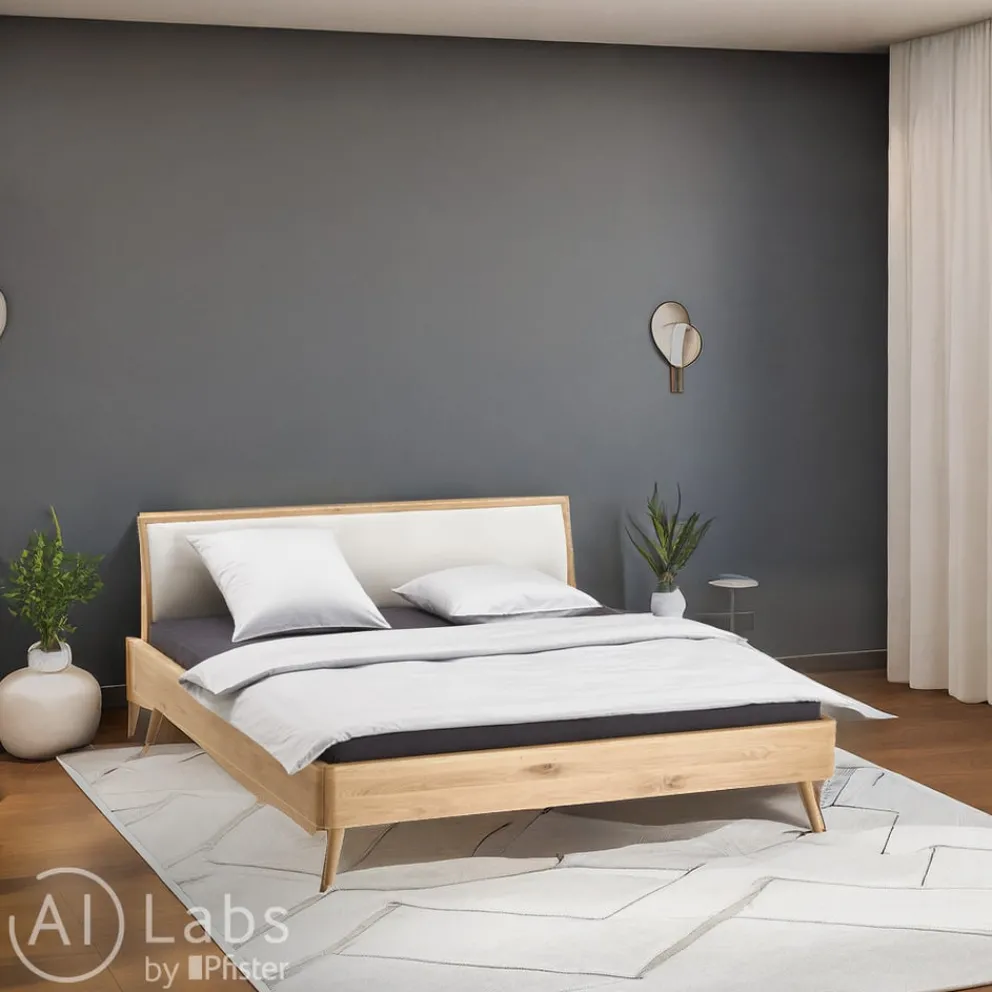 BYYU Bett Skarsund weiss Discount