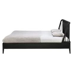 Ethnicraft Bett Spindle schwarz Discount
