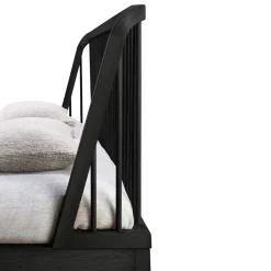 Ethnicraft Bett Spindle schwarz Discount