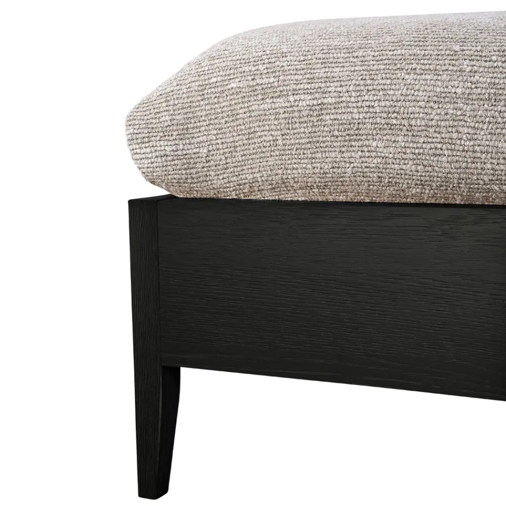 Ethnicraft Bett Spindle schwarz Discount