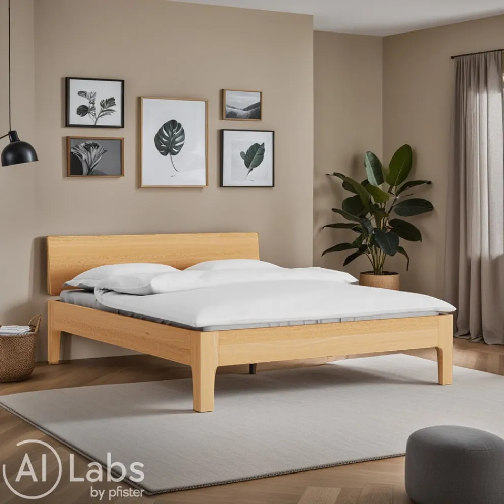 TRINATURA Bett Tawa kirschbaumfarbig Sale