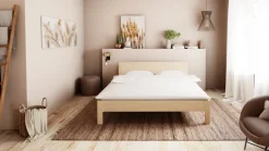 TRINATURA Bett Tawa ahornfarbig