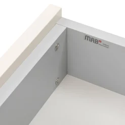 MAB Bettbank Primeart Pragel 9440 cremè weiss, grigio Hot