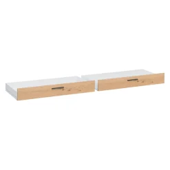 Dieter Knoll Bettkasten Gandino anthrazit, eichefarbig Discount