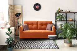 Novel Bettsofa Doro rostrot Outlet