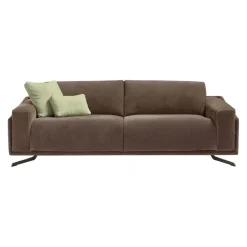 Dienne Bettsofa Space mahagonibraun, weissgrün