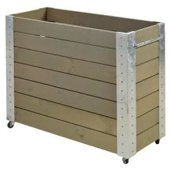 PLUS Blumenkasten Cubic braun, grau Best