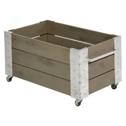 PLUS Blumenkasten Cubic braun, grau Best