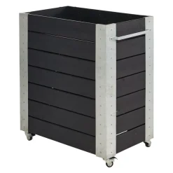 PLUS Blumenkasten Cubic schwarz Outlet