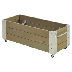 PLUS Blumenkasten Cubic braun, grau Discount