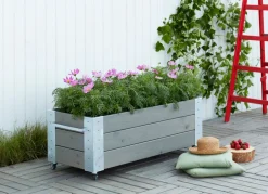 PLUS Blumenkasten Cubic braun, grau Discount