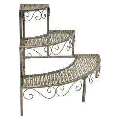 Blumentreppe Rustica silber Hot
