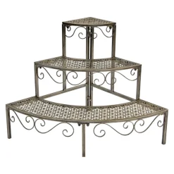 Blumentreppe Rustica silber Hot