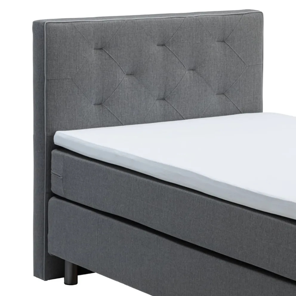 BYYU Boxspringbett Adriana-202 Inari Light Granit-91 New
