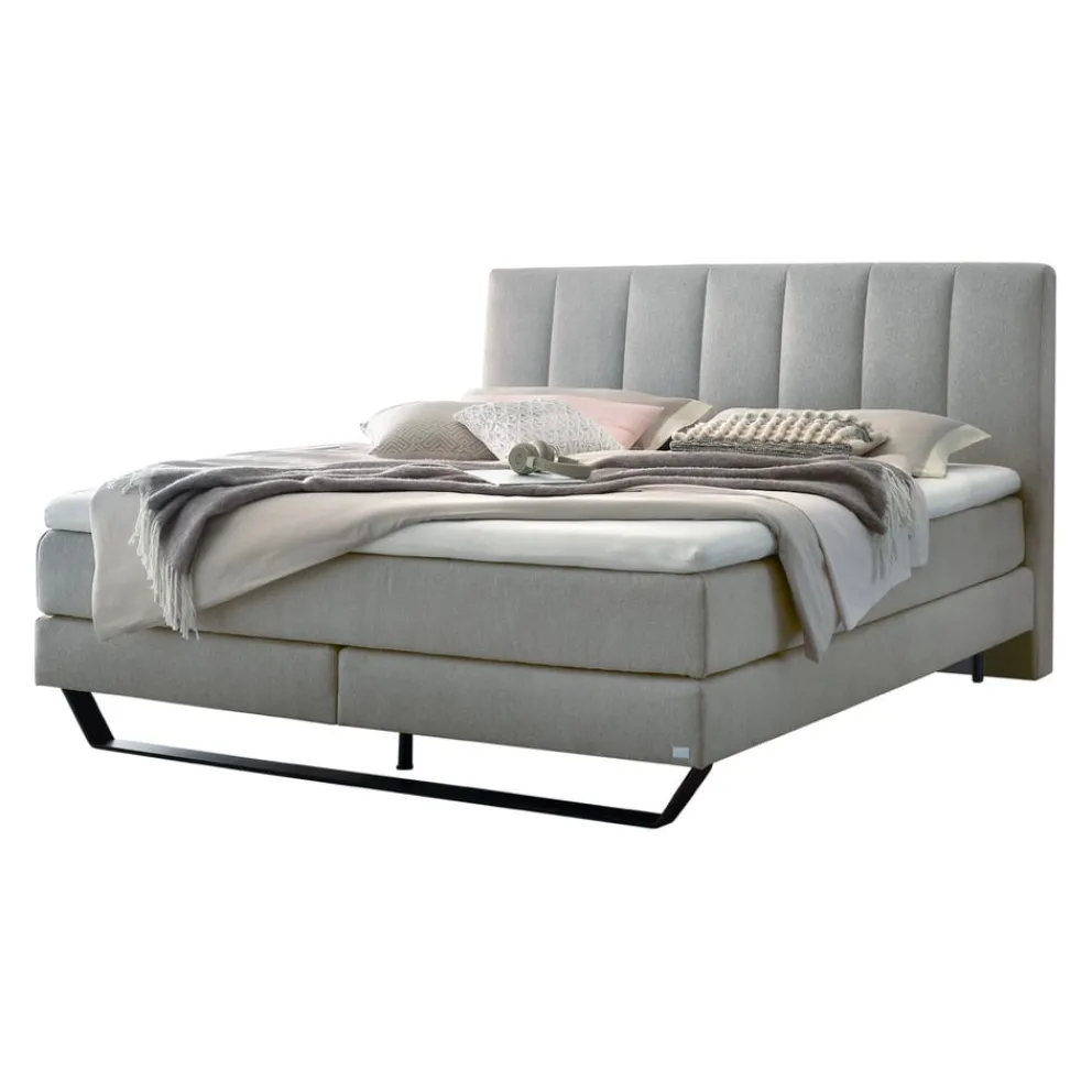 HASENA Boxspringbett Ambra Pace Light grey 840 New