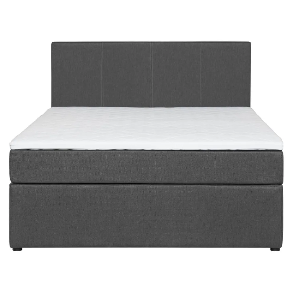 MID.YOU Boxspringbett Carolina Carabella 18135 grey Clearance