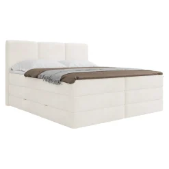 MID.YOU Boxspringbett Castel K weiss Sale