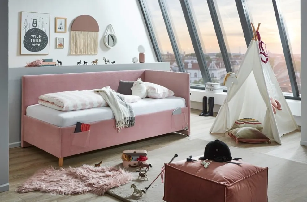 BYYU Boxspringbett Cool rosa New
