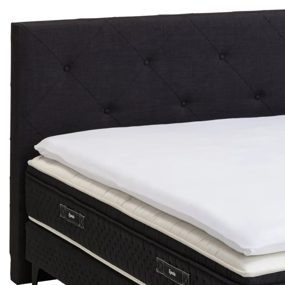 EPEDA Boxspringbett Dédicace Lyrides Chiné Anthracite Outlet
