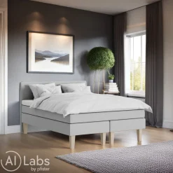 JENSEN Boxspringbett Diplomat-Cont. Diplomat grau 477 Clearance