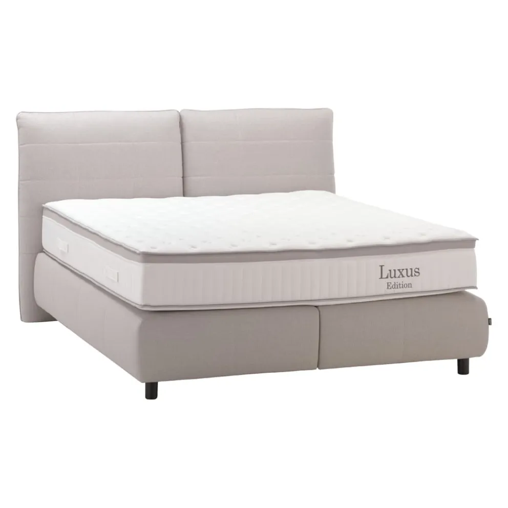Dieter Knoll Boxspringbett Dream Deluxe Kat. 8 TBB2 greige Hot