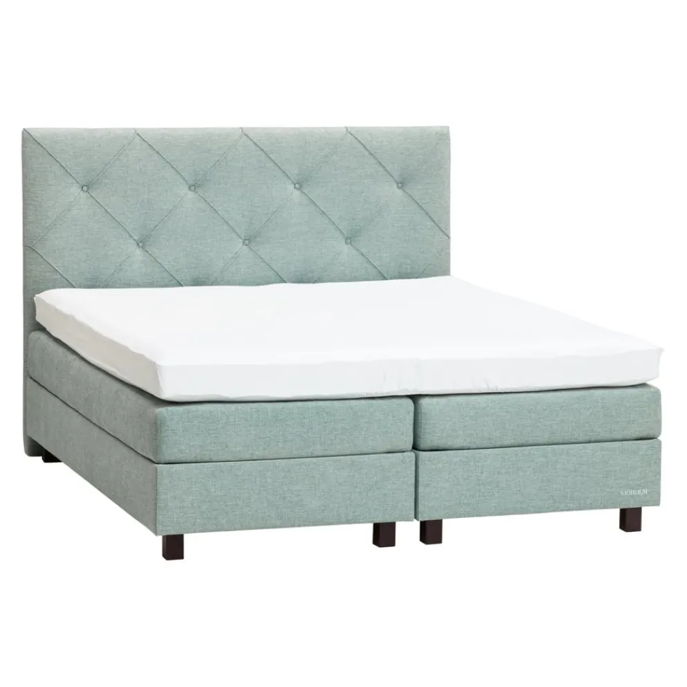 SJÖHOLM Boxspringbett Elander Pura 9908 turquoise Discount
