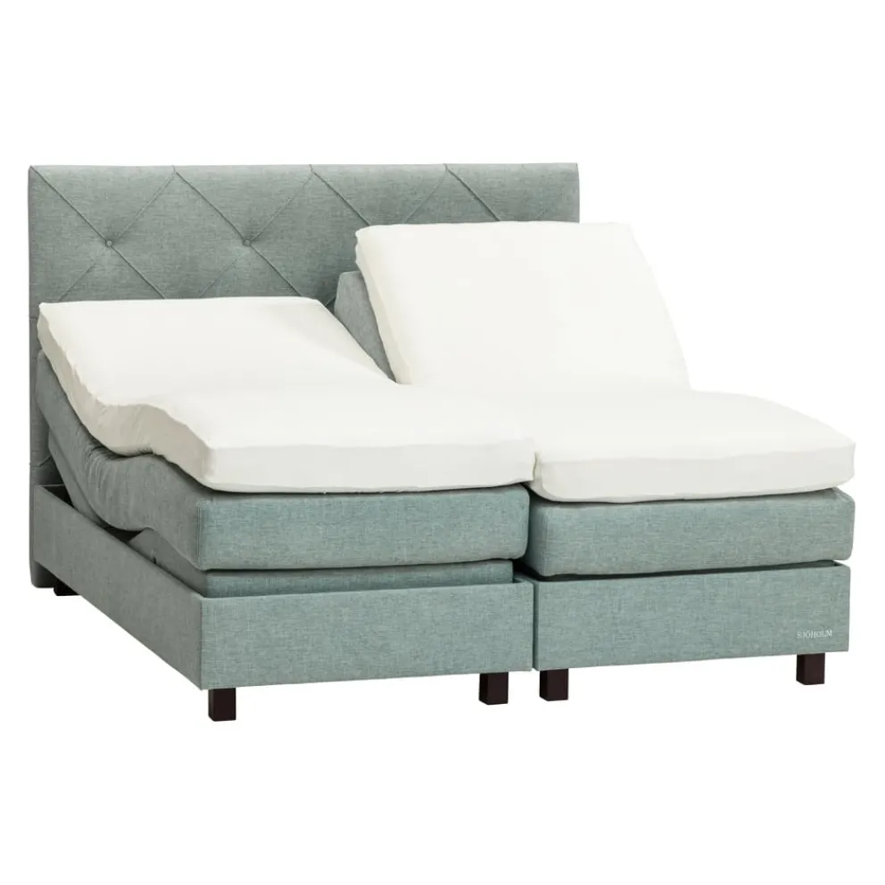 SJÖHOLM Boxspringbett Elander Pura 9908 turquoise Discount
