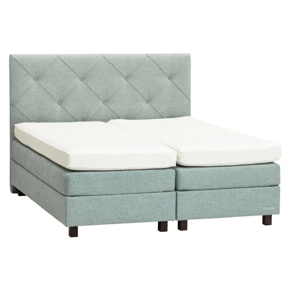 SJÖHOLM Boxspringbett Elander Pura 9908 turquoise Discount