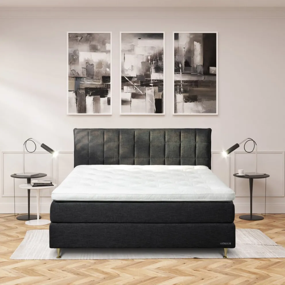 SJÖHOLM Boxspringbett Elander Pura 7006 black Clearance