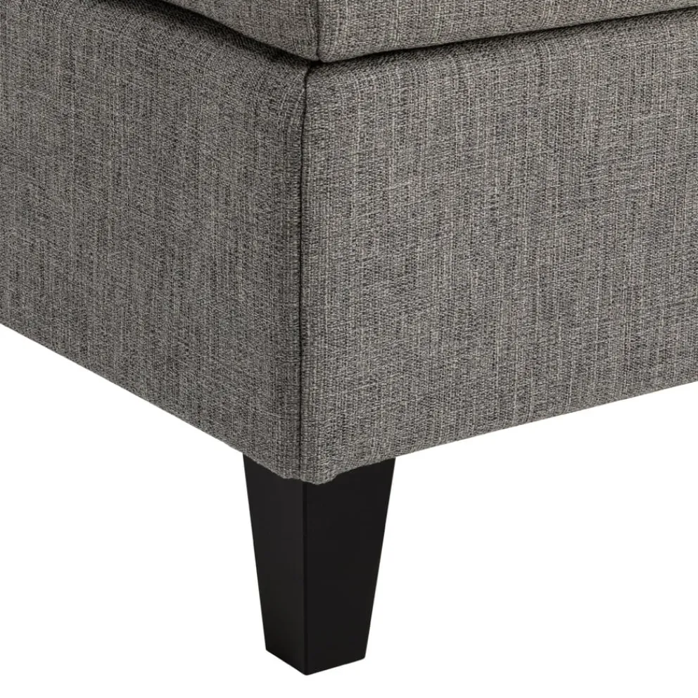 JENSEN Boxspringbett First grau