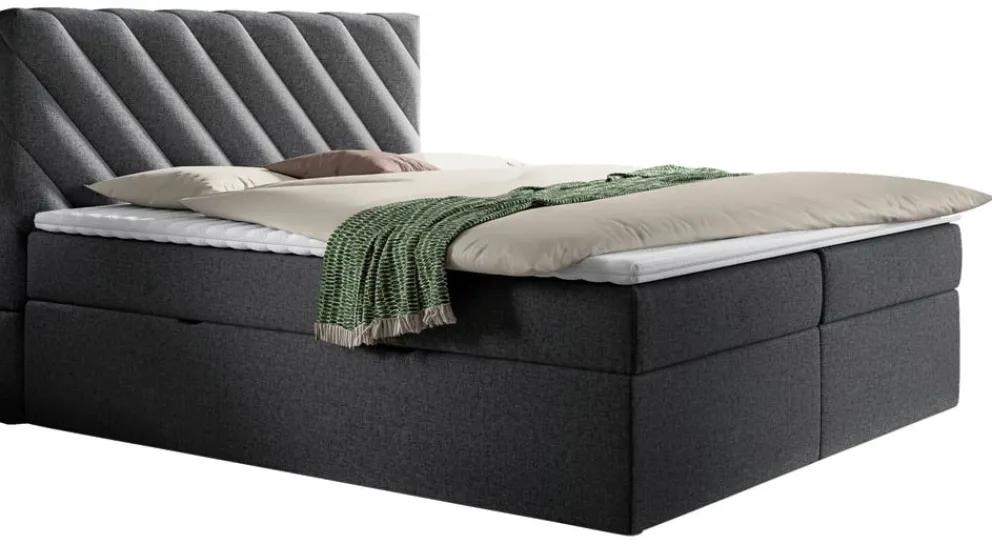 MID.YOU Boxspringbett Gusto anthrazit Outlet