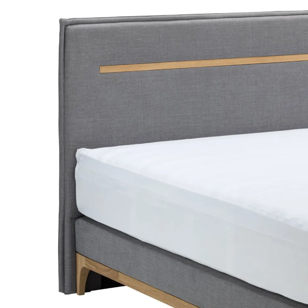 HASENA Boxspringbett Island-Spring Modern 71 Eiche bianco, grau Best
