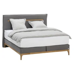 HASENA Boxspringbett Island-Spring Modern 71 Eiche bianco, grau Best