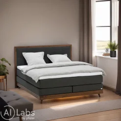 HASENA Boxspringbett Island-Spring Elegant 16 Antracit Outlet