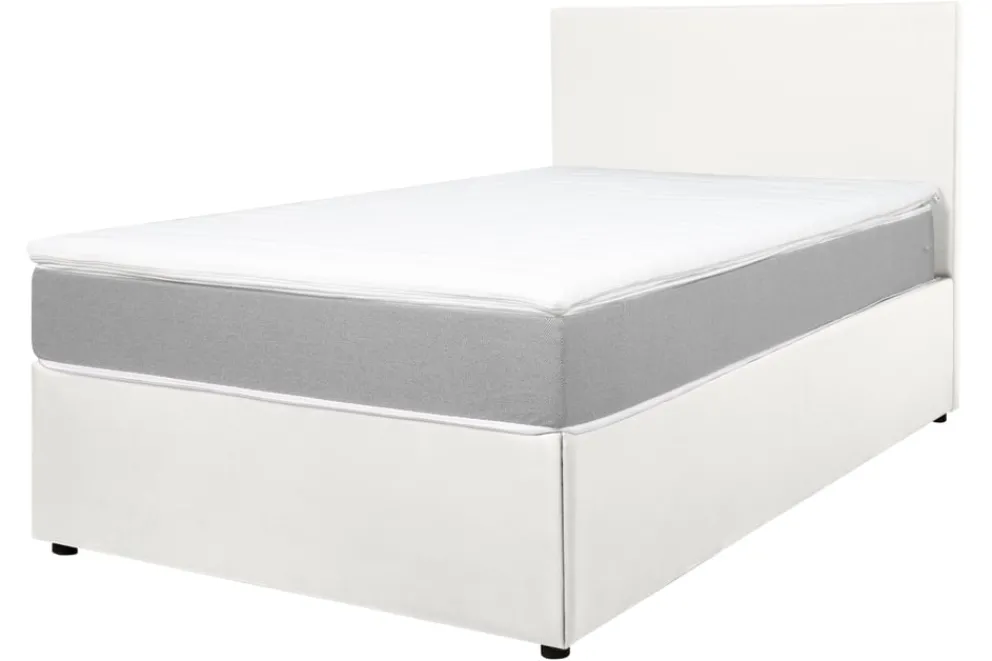 Welnova Boxspringbett Jupiter hellgrau, weiss Clearance