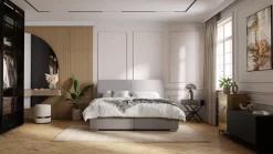 Novel Boxspringbett Lenno 11 grau New
